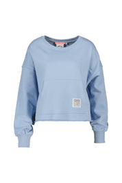 Sweatshirt Oversized Fit - 10827 Light Denim - Blau