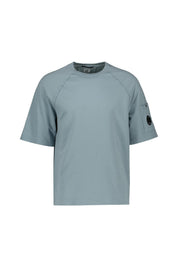 T-Shirt aus Baumwolle - 809 Silver Blue - Blau