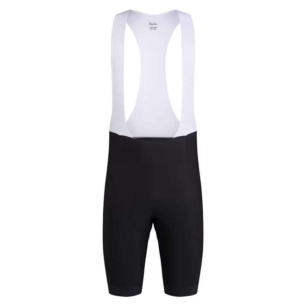 Trägerhose MEN'S CORE BIB SHORTS - Black White - Schwarz