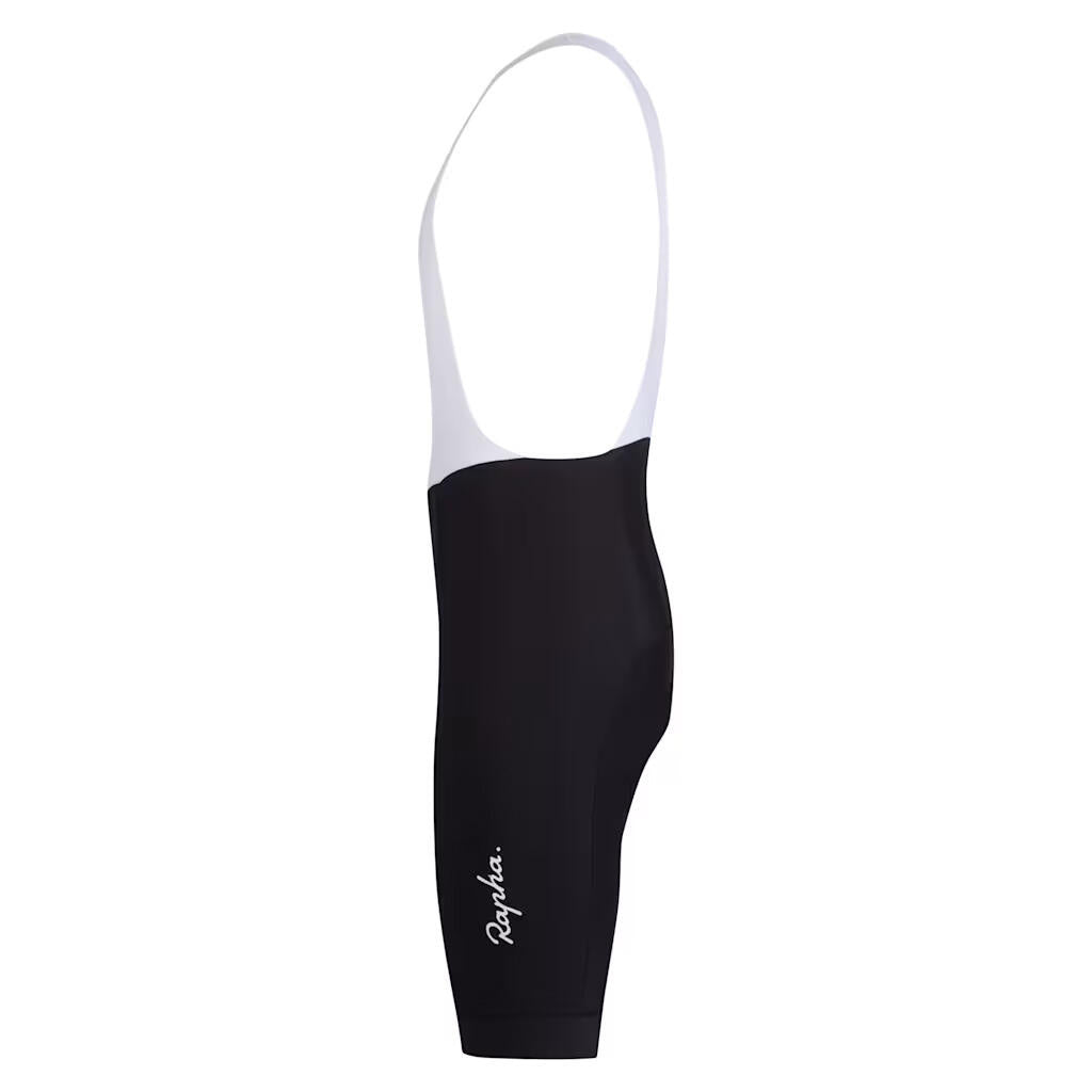 Trägerhose MEN'S CORE BIB SHORTS - Black White - Schwarz
