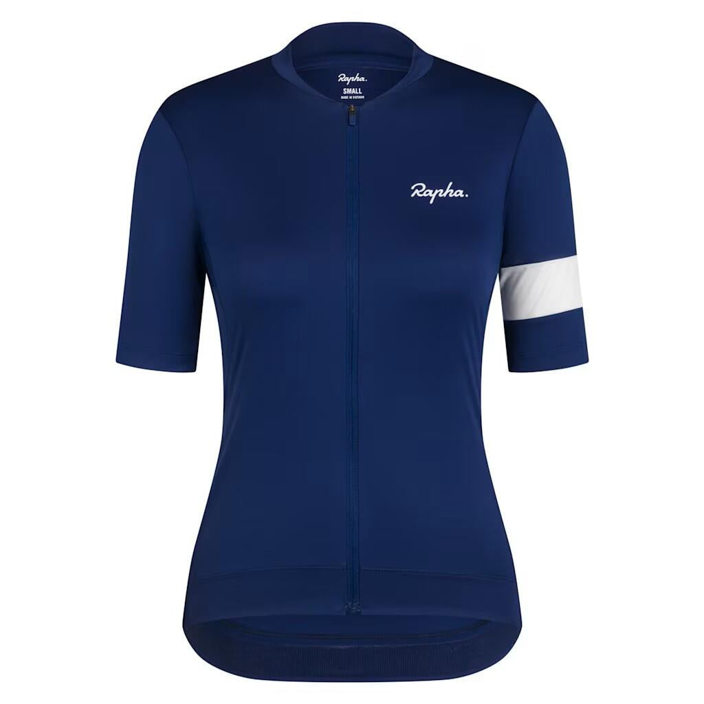 Fahrradtrikot CORE JERSEY - Blue White Stripes - Blau