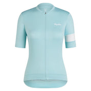 Fahrradtrikot CORE JERSEY - Light Blue White - Türkis