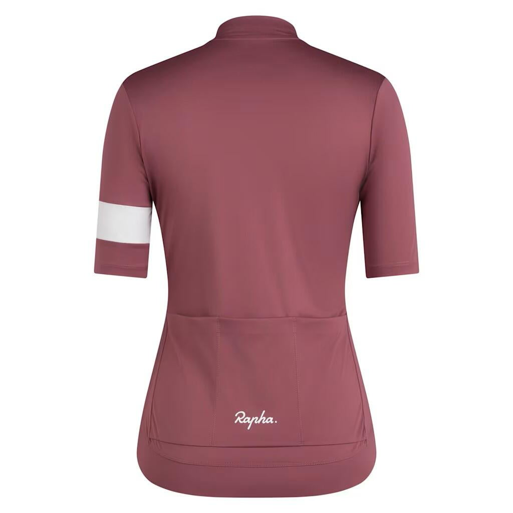 Fahrradtrikot CORE JERSEY - Rose Brown White - Braun