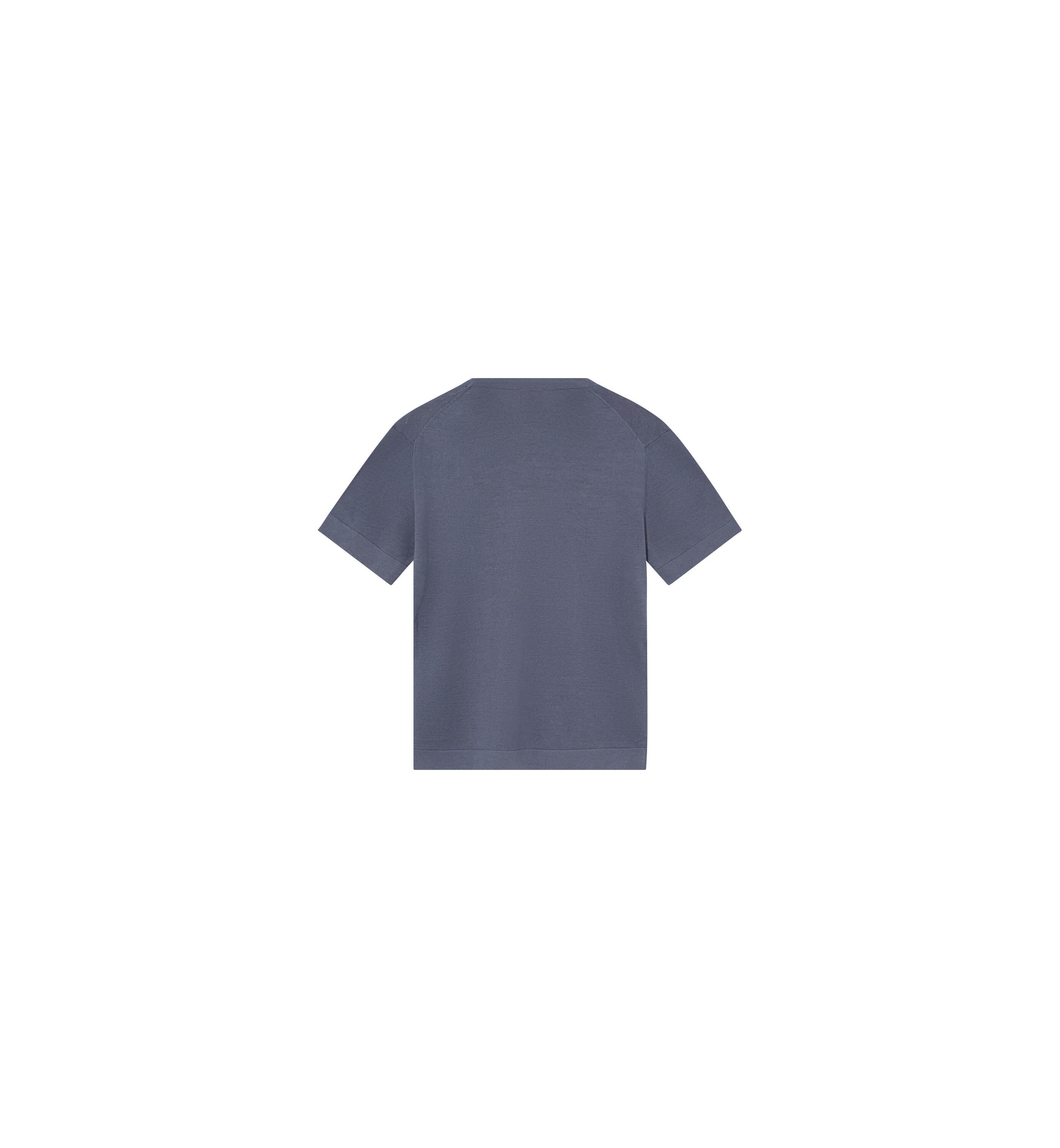 Leinenshirt CROWE Regular Fit - 957 Estate Blue - Blau