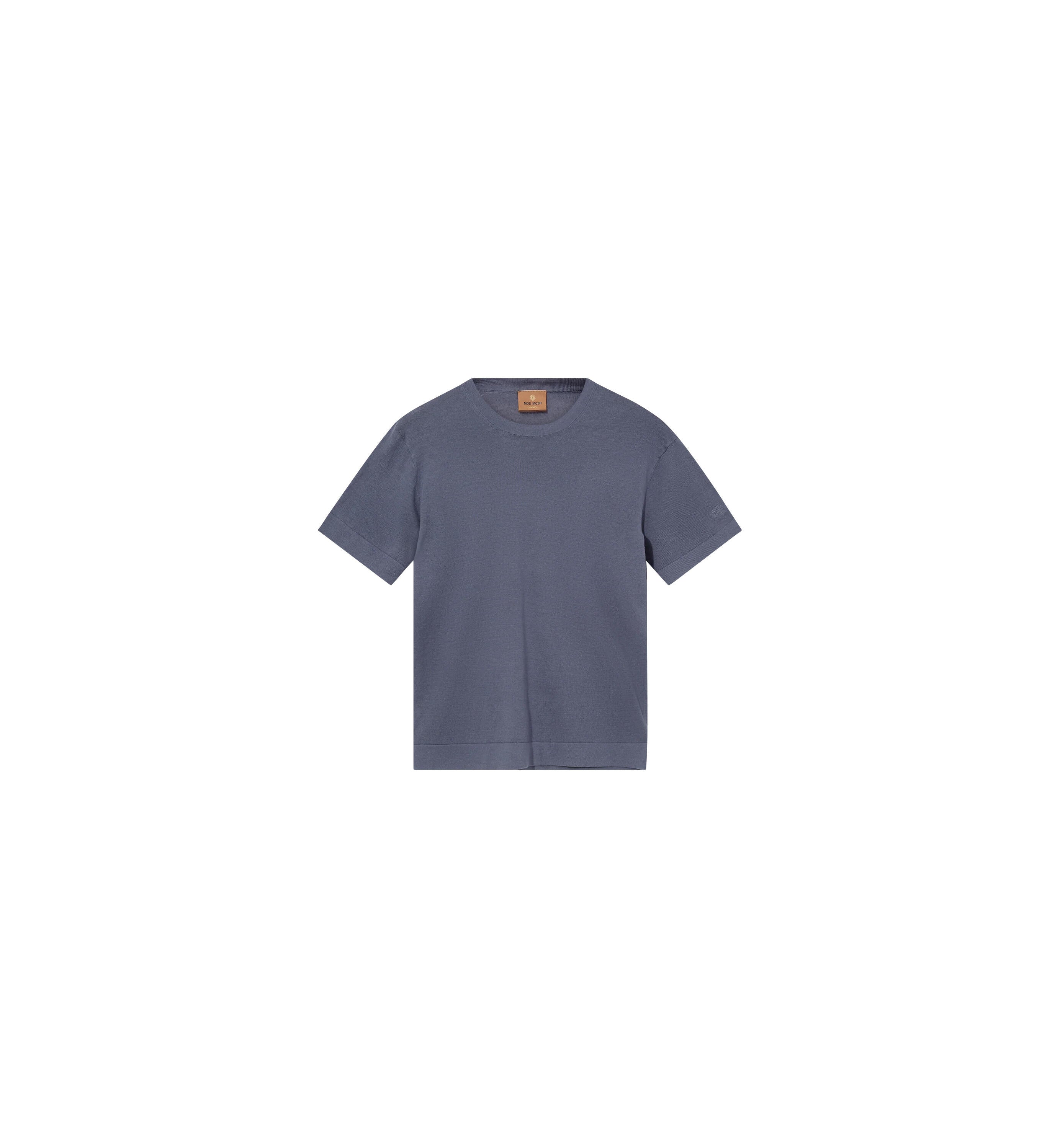 Leinenshirt CROWE Regular Fit - 957 Estate Blue - Blau