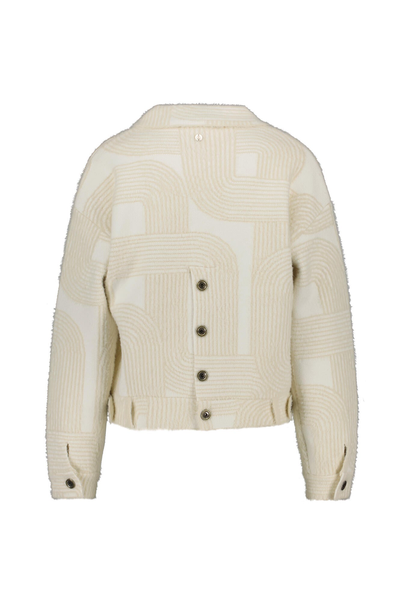 Strickjacke BUBBLY - Birch Labyrinth - Beige