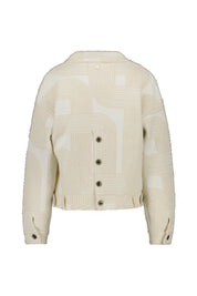 Strickjacke BUBBLY - Birch Labyrinth - Beige