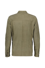 Overshirt aus Leder Regular Fit - 625 - Grün