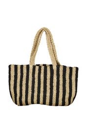 Strandtasche VANESSA - Beige Black - Schwarz
