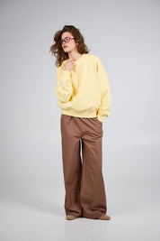 Sweatshirt Coffe - 4009 Butter Yellow - Gelb