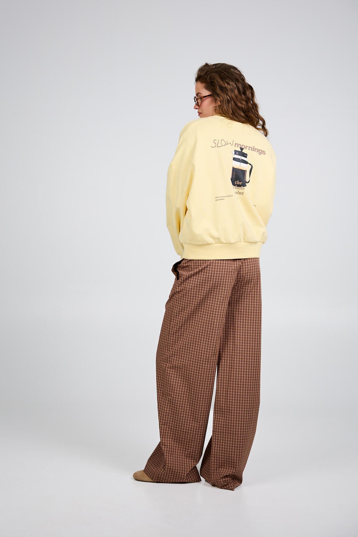 Sweatshirt Coffe - 4009 Butter Yellow - Gelb