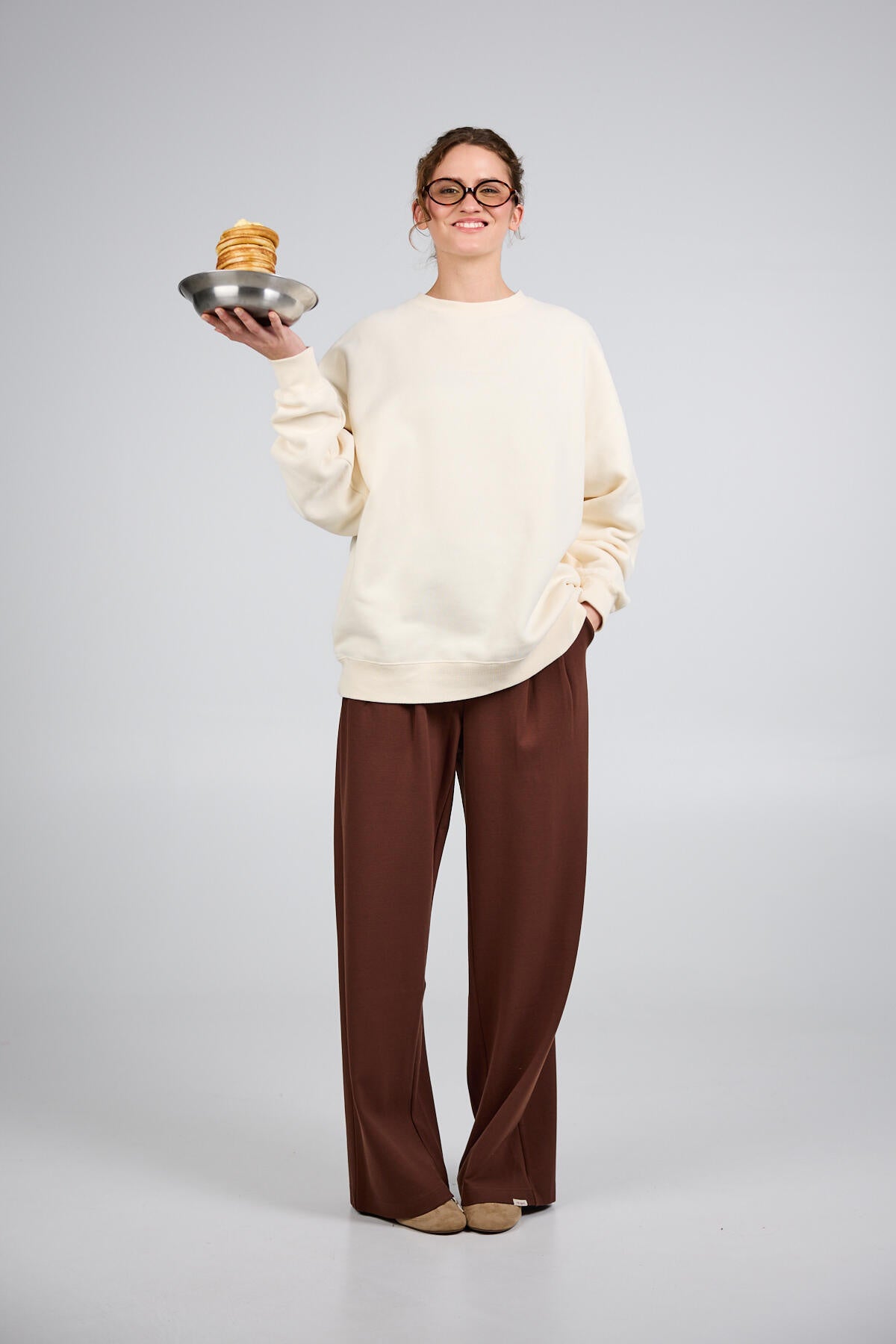 Sweater Pancake - 1001 Offwhite - Weiß