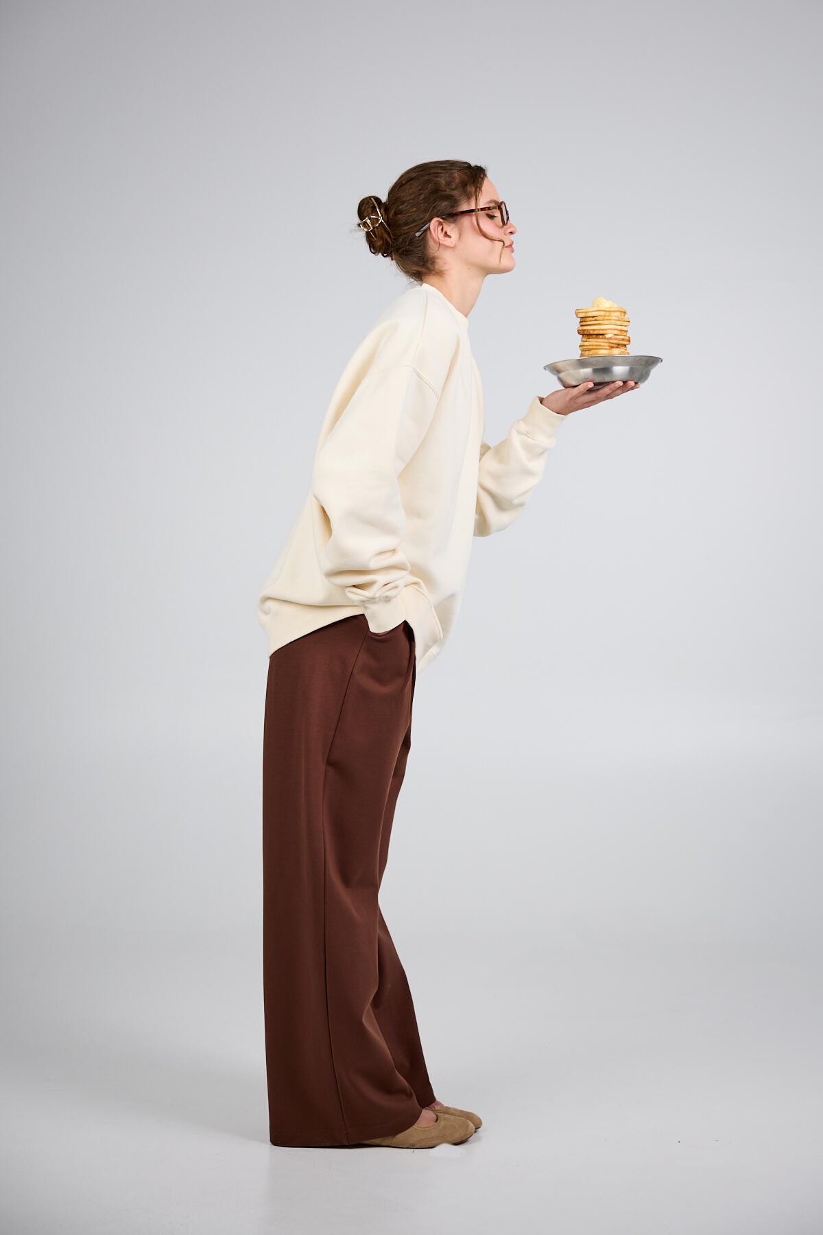 Sweater Pancake - 1001 Offwhite - Weiß