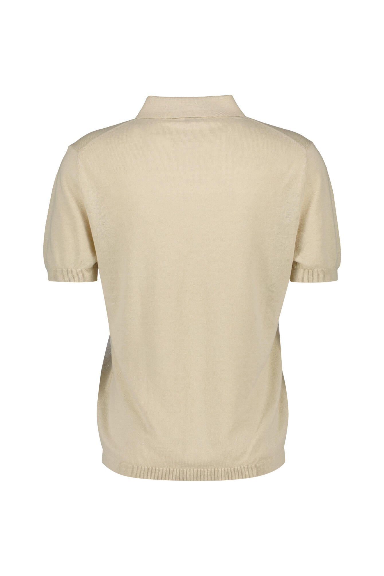 Poloshirt aus Leinenmix - Sand - Beige
