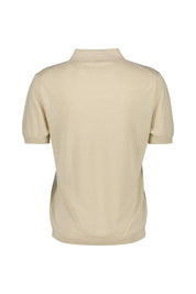 Poloshirt aus Leinenmix - Sand - Beige