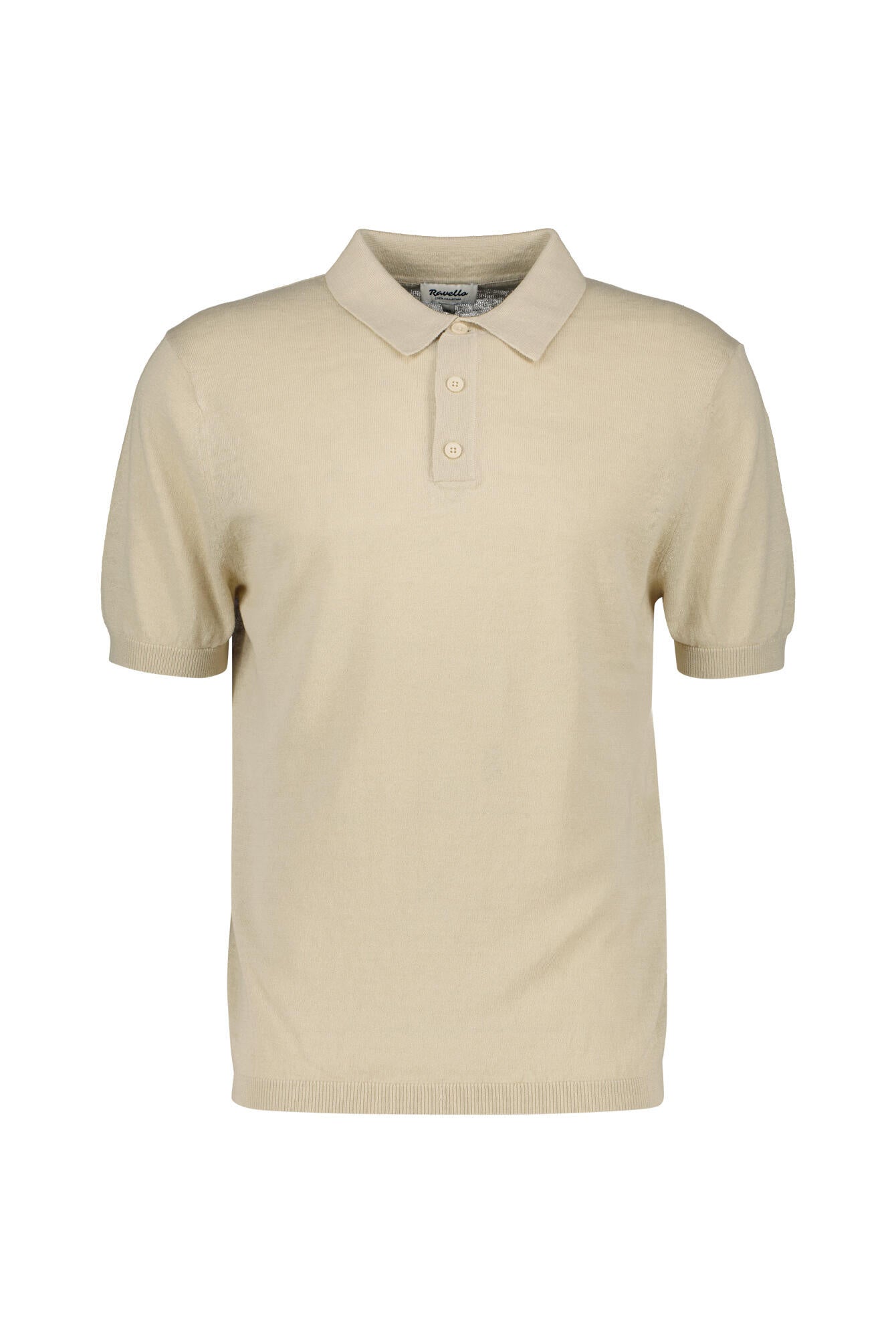 Poloshirt aus Leinenmix - Sand - Beige