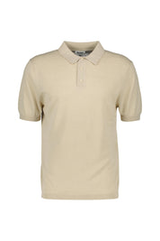 Poloshirt aus Leinenmix - Sand - Beige