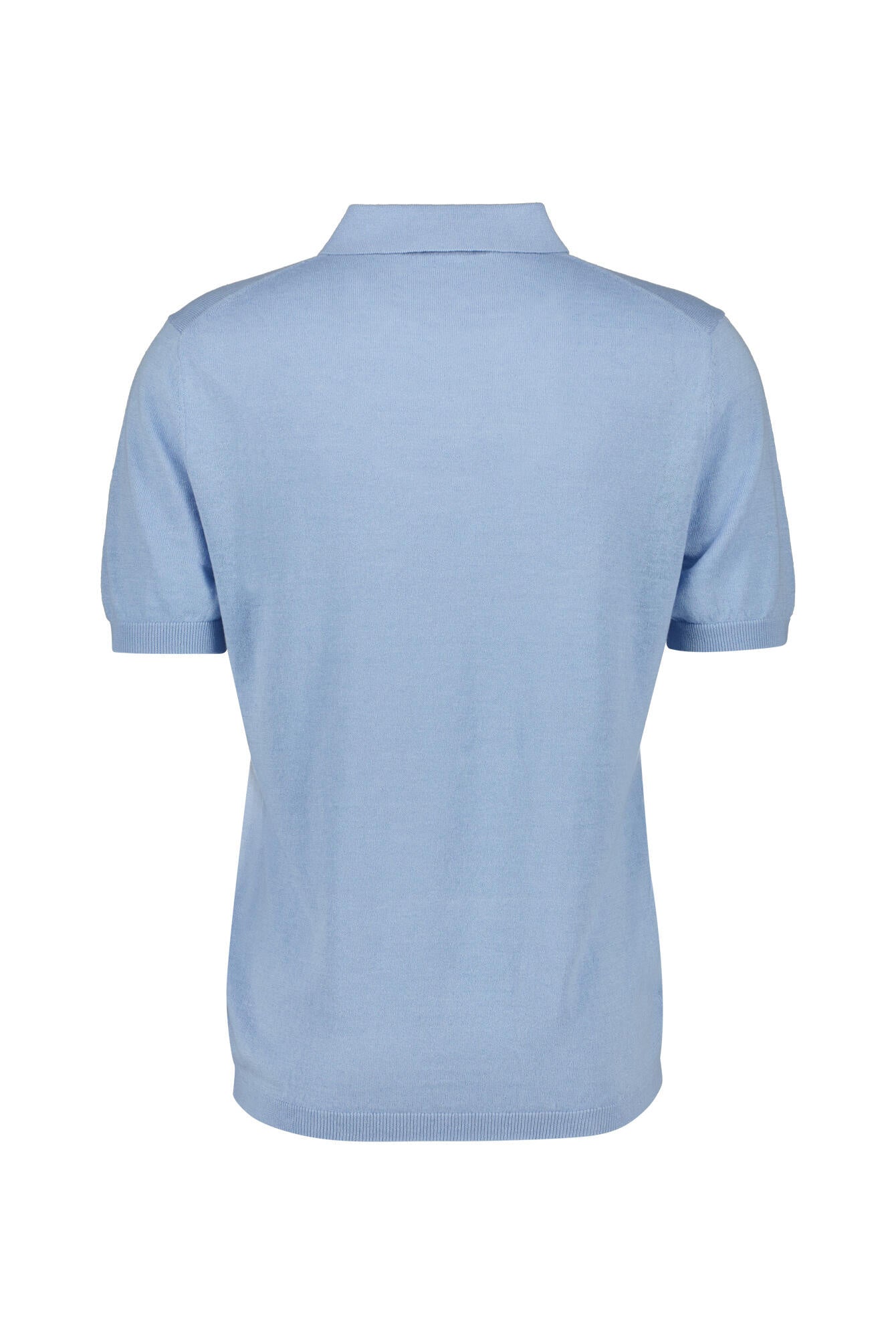 Poloshirt aus Leinenmix - Sky - Blau