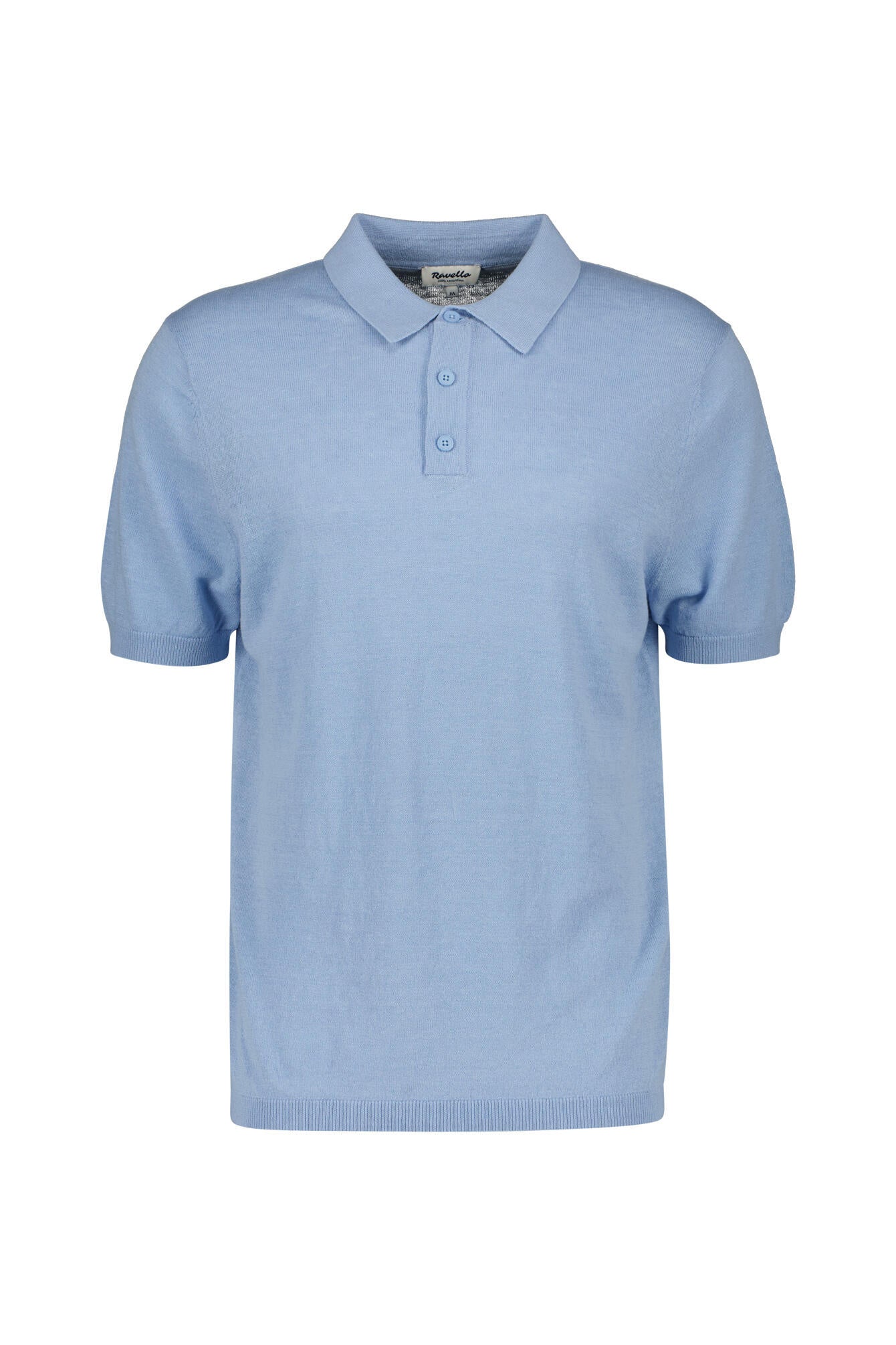 Poloshirt aus Leinenmix - Sky - Blau