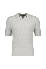 Strickshirt aus Leinen Regular Fit - 052 - Grau