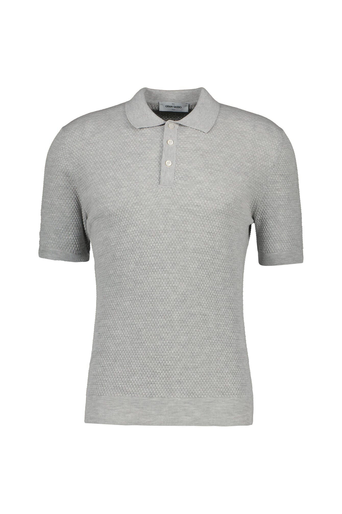 Strickshirt aus Baumwolle Regular Fit - 052 - Grau