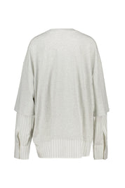 Sweatshirt Oversized Fit - Grau