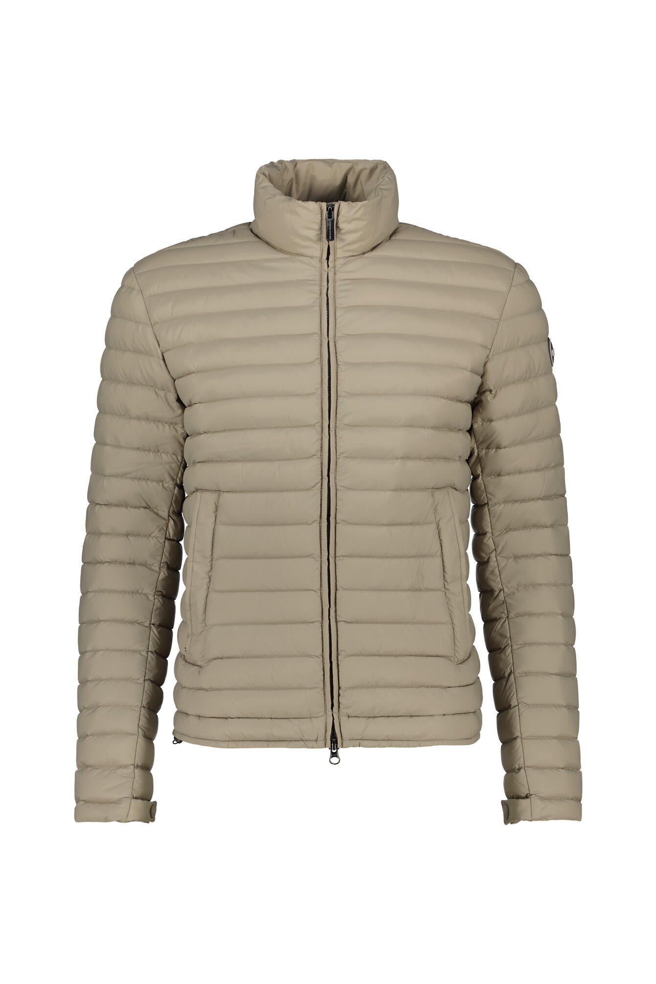 Daunenjacke mit Stehkragen - 751 Chipmunk Ice - Grau