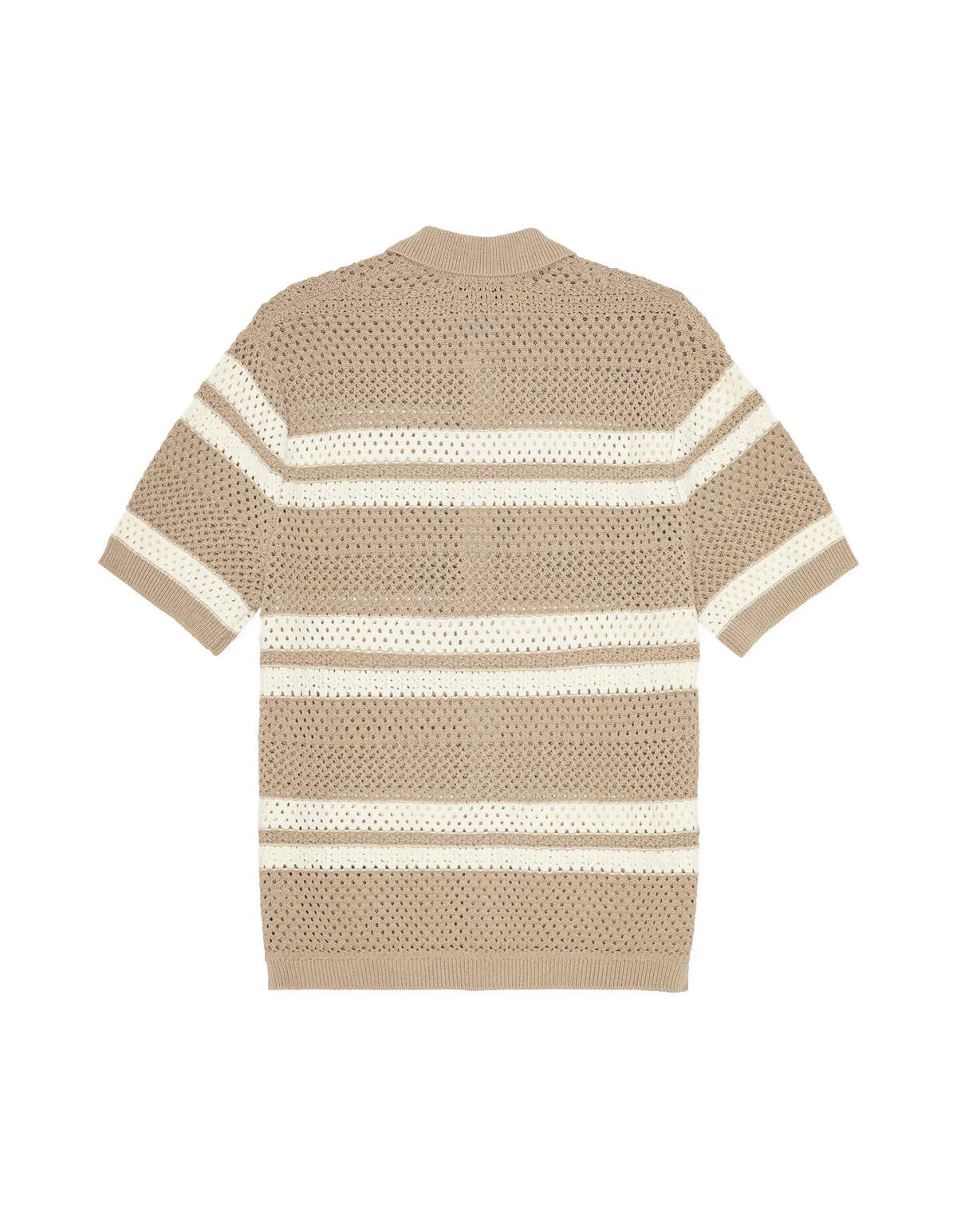Strickhemd Regular Fit - 810 Dark Sand - Braun