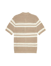 Strickhemd Regular Fit - 810 Dark Sand - Braun