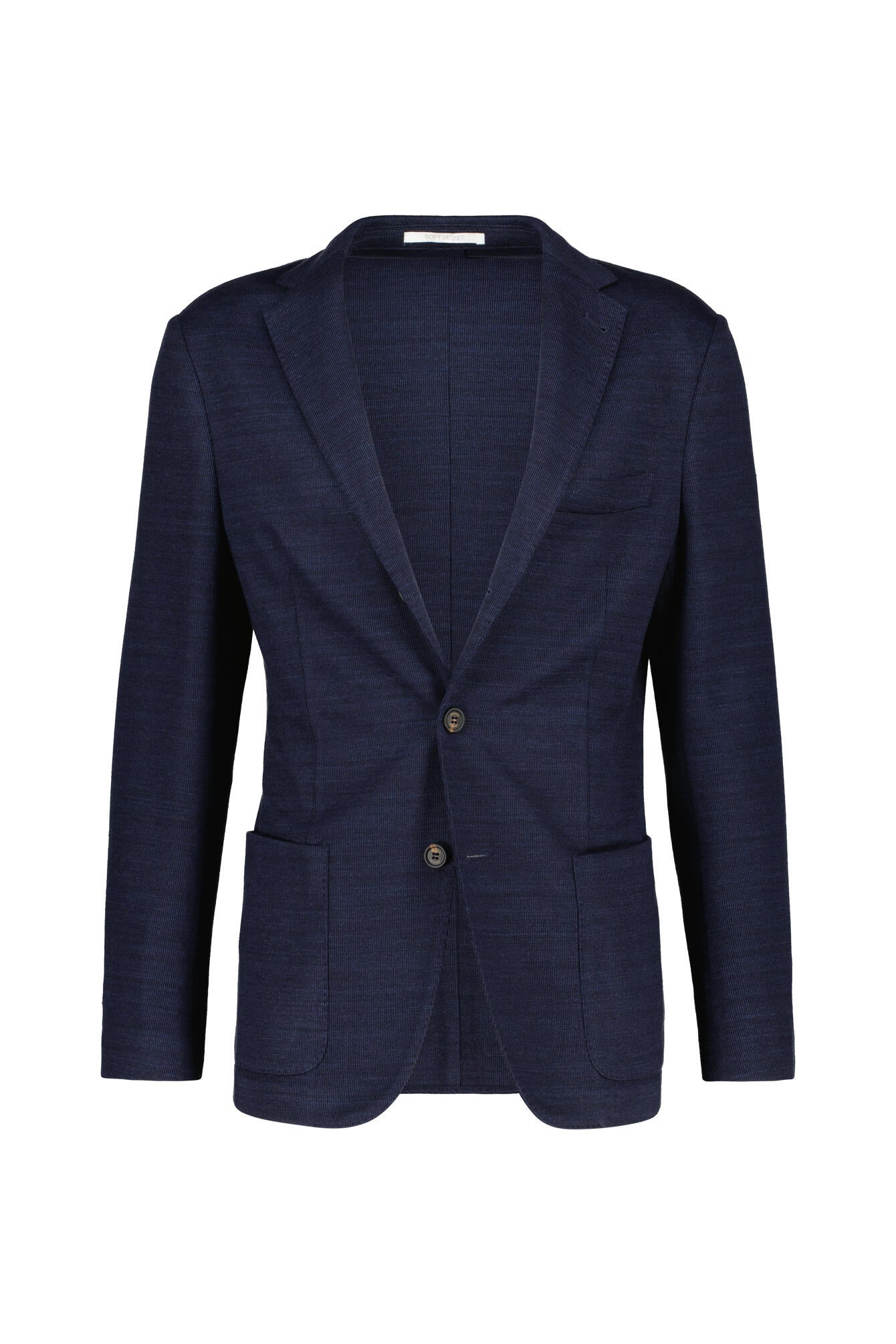 Sakko meliert aus Leinenmix - Blue - Blau