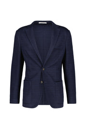 Sakko meliert aus Leinenmix - Blue - Blau