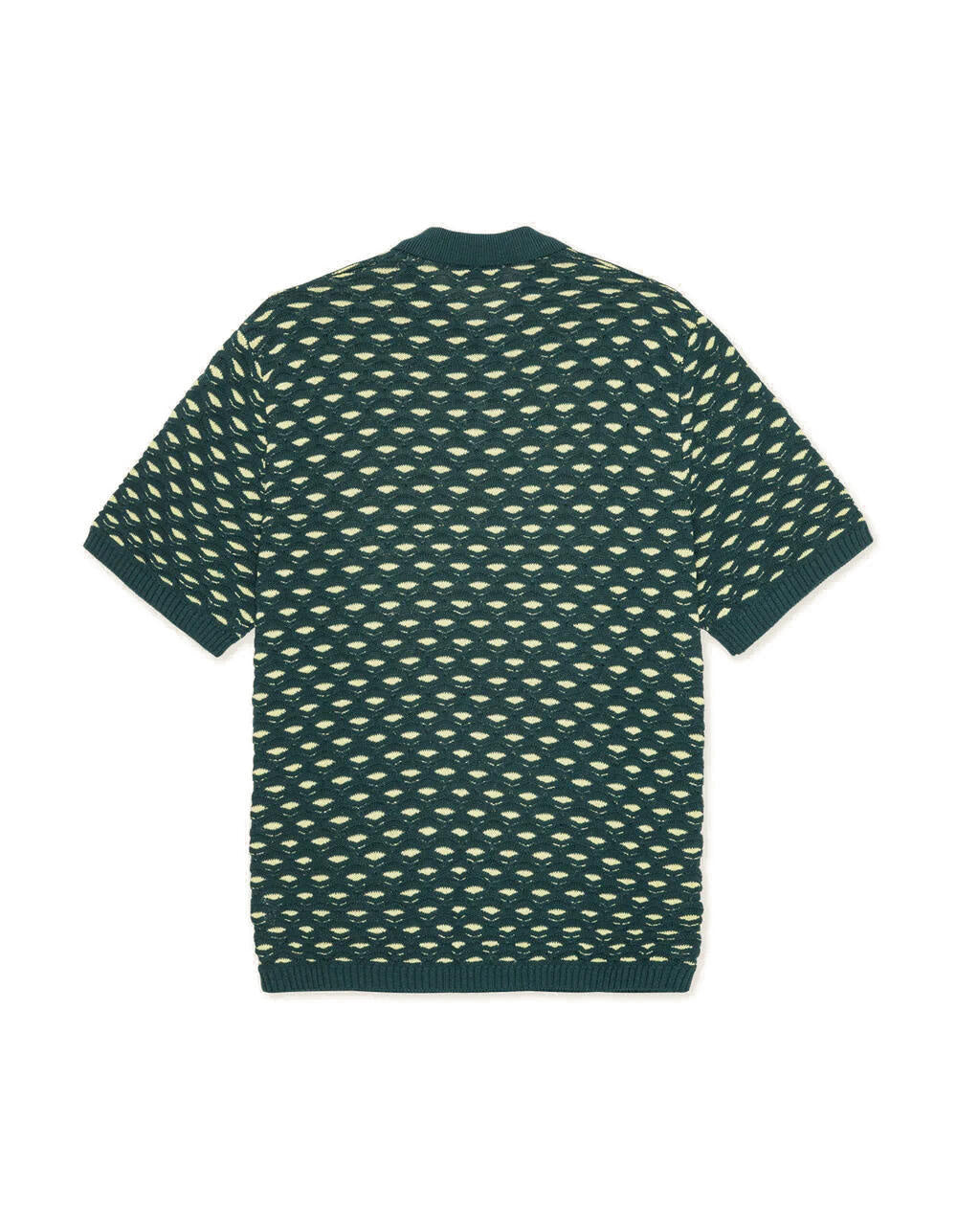 Strickpoloshirt ESMAY Loose Fit - 553 Sea Moss Green - Grün