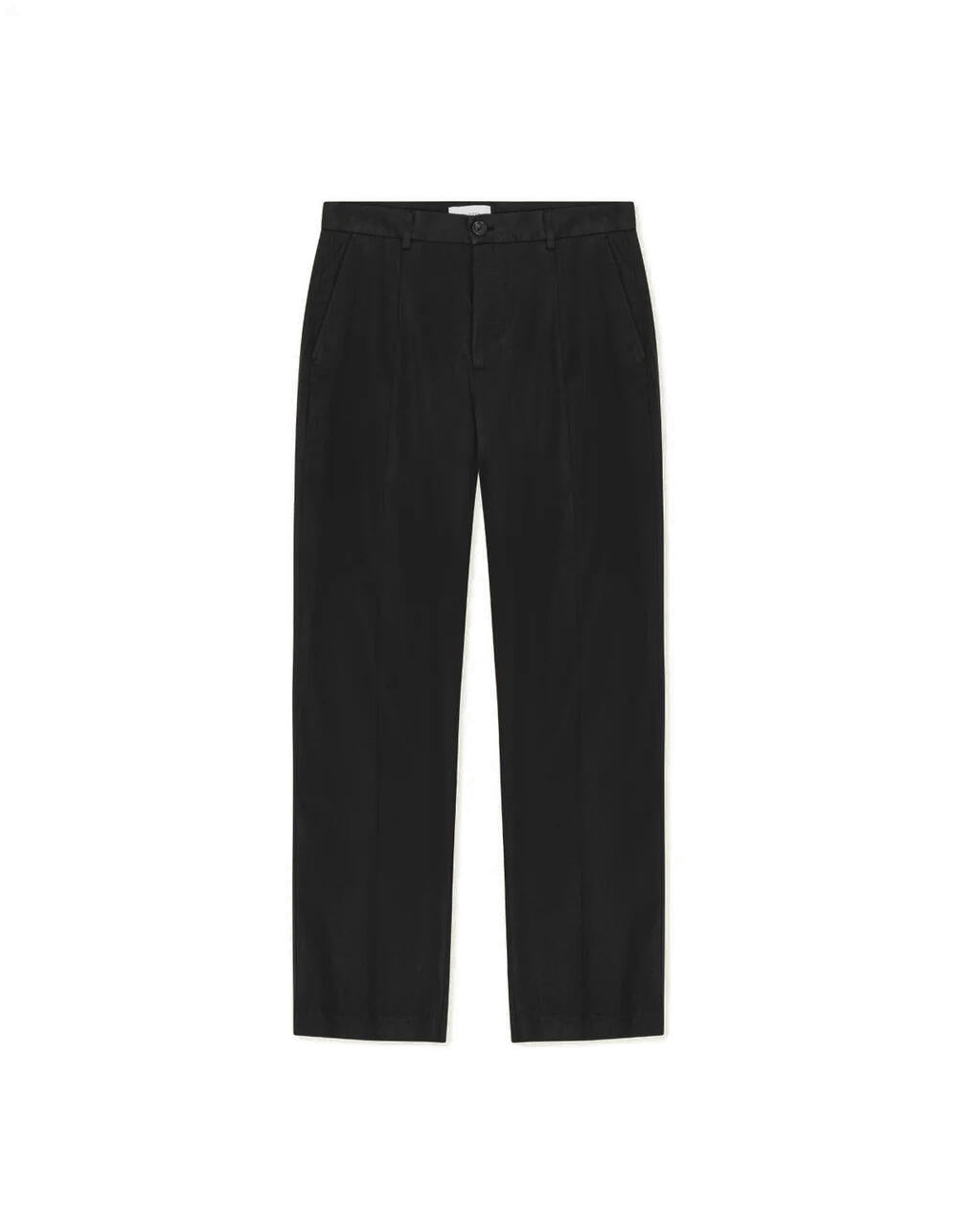 Bundfaltenhose REECE Loose Fit - 100 Black - Schwarz