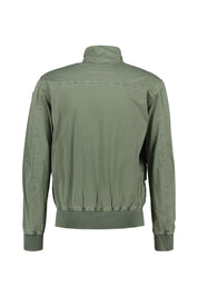 Jacke aus Baumwolle mit Stehkragen - 694 Olive Green - Grün