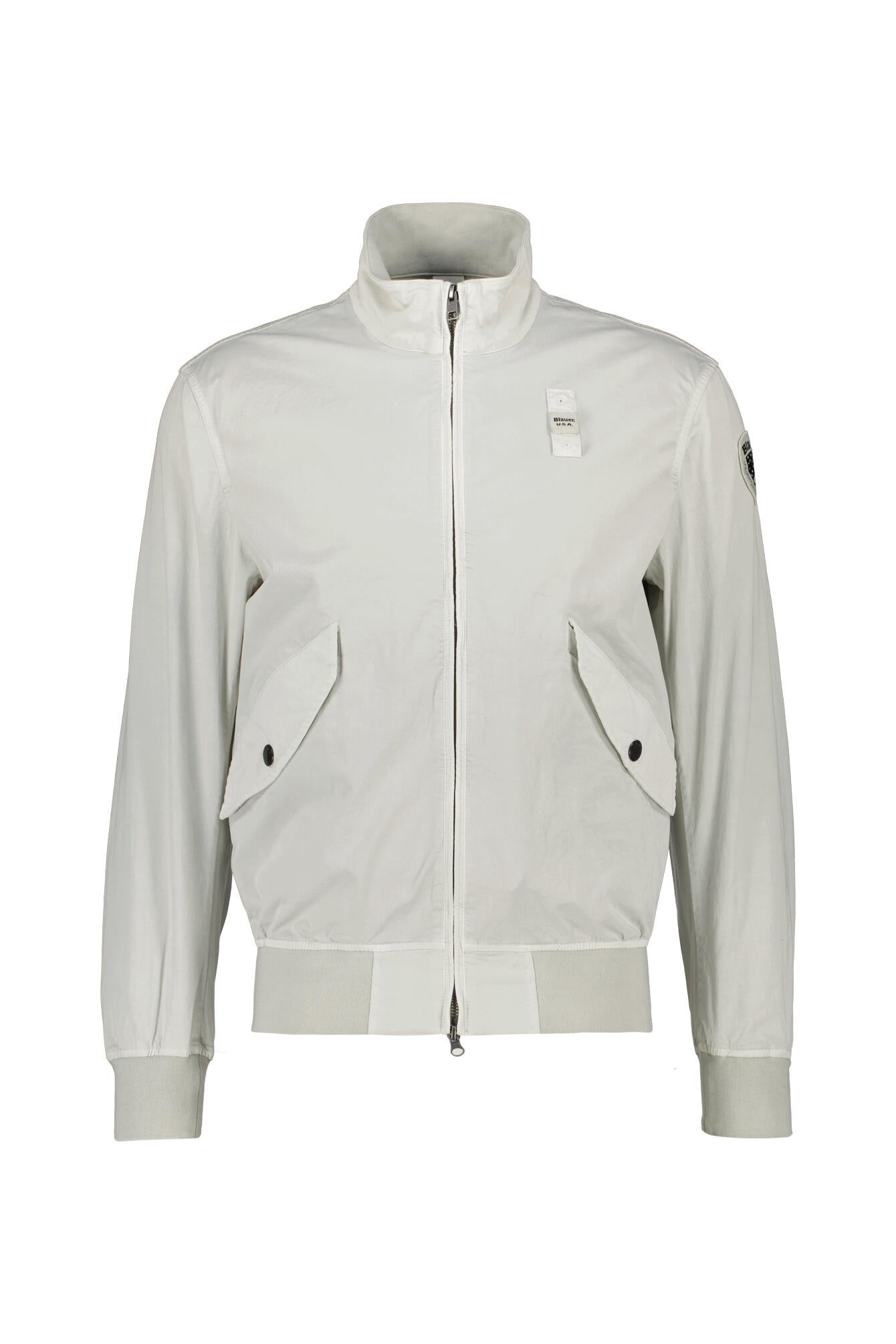 Jacke aus Baumwolle mit Stehkragen - 996 Grey - Grau