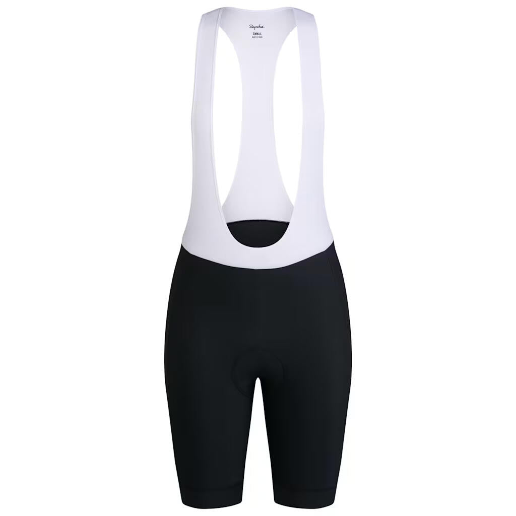 Bike-Trägershorts CORE BIB - Black White - Schwarz