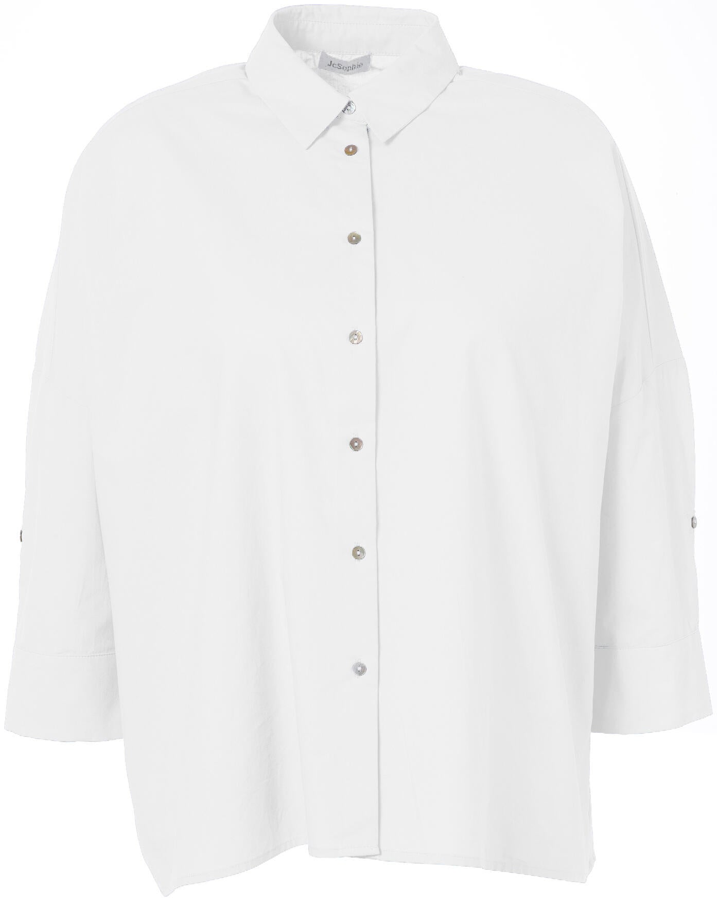 Bluse LEMON aus Baumwolle - 100 White - Weiß