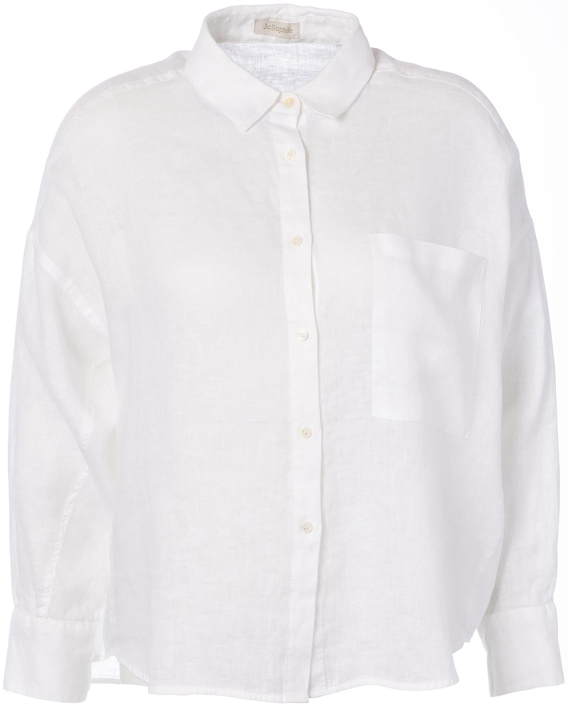 Bluse LEONA aus Baumwolle - 101 Offwhite - Weiß