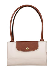 Handtasche Le Pliage Original L - P71 Papier - Beige