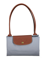 Handtasche Le Pliage Original L - P80 Stahl - Grau