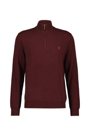 Strickpullover aus Wolle - 1062297-2YXZ-AGED WINE HEATHER - Rot