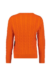 Strickpullover aus Baumwolle - 1057534-36PH-SAILING ORANGE - Orange
