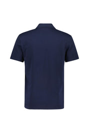 Poloshirt aus Baumwollmix - 166-NAVY BLUE - Blau