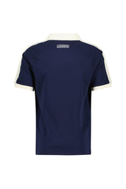 Poloshirt aus Baumwolle - 166-NAVY BLUE - Blau