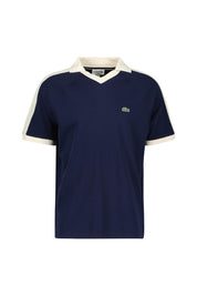 Poloshirt aus Baumwolle - 166-NAVY BLUE - Blau