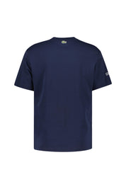 T-Shirt aus Baumwolle - 166-NAVY BLUE - Blau
