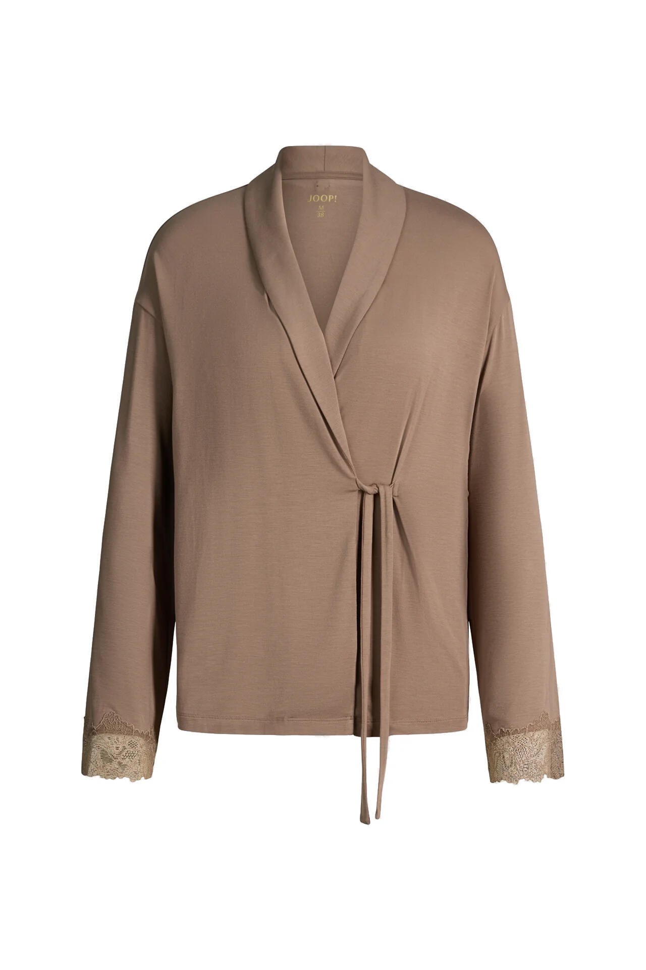 Loungewear-Cardigan GRACE aus Modal - E205 DARK BROWN - Braun