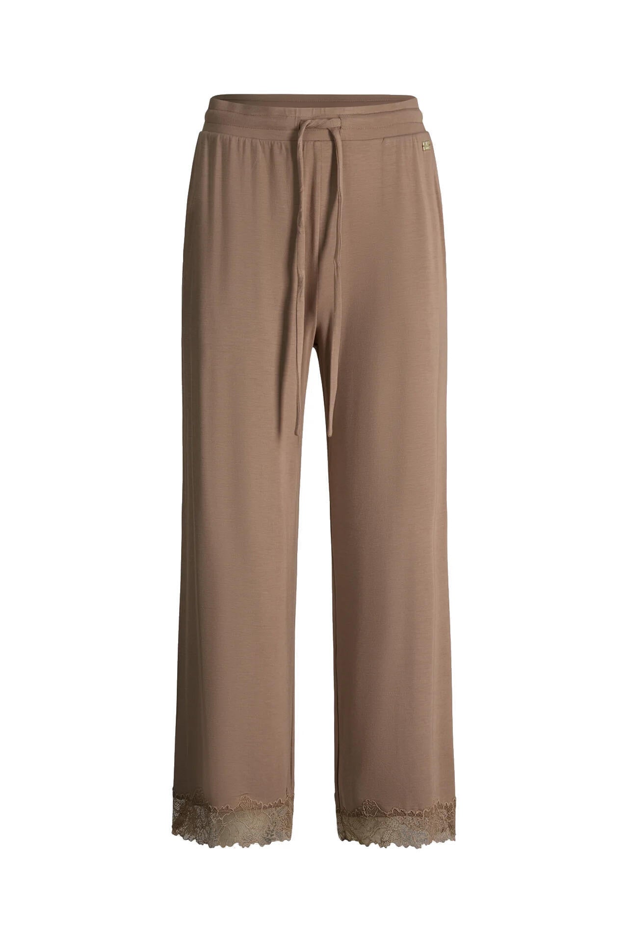 Loungewear-Hose GRACE aus Modal - E205 DARK BROWN - Braun