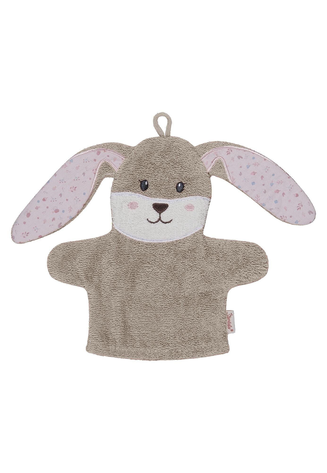 Waschhandschuh HANNI - 913-sand - Braun