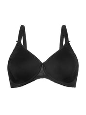 Spacer-BH LOVELY LOTUS mit Bügel - 004-Schwarz - Schwarz